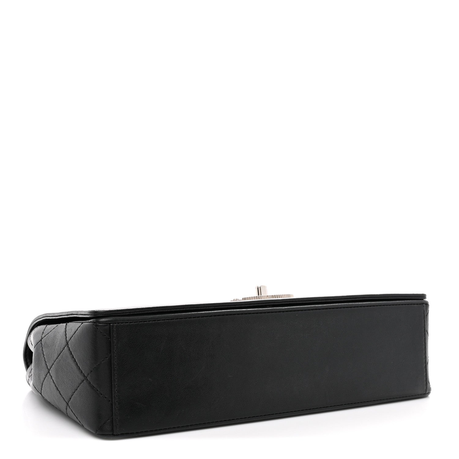 Chanel Sheepskin Quilted Vintage Mademoiselle Flap Black 4 of 13