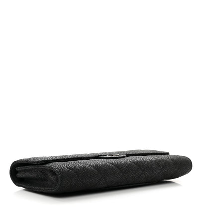 Chanel Caviar Quilted Travel Wallet Black 5 of 10
