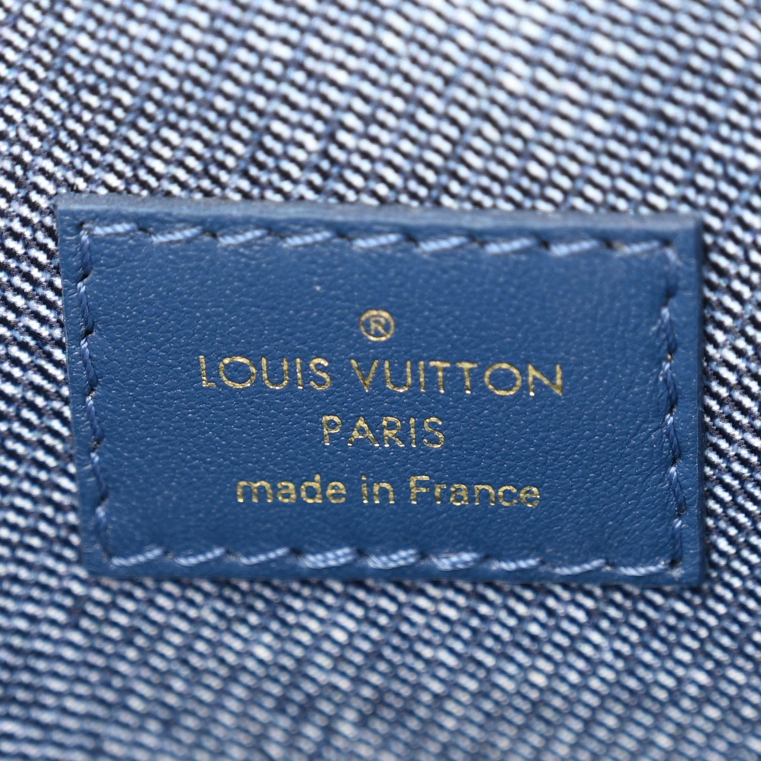 Louis Vuitton Lambskin Embossed Monogram Coussin PM Denim Blue 6 of 10