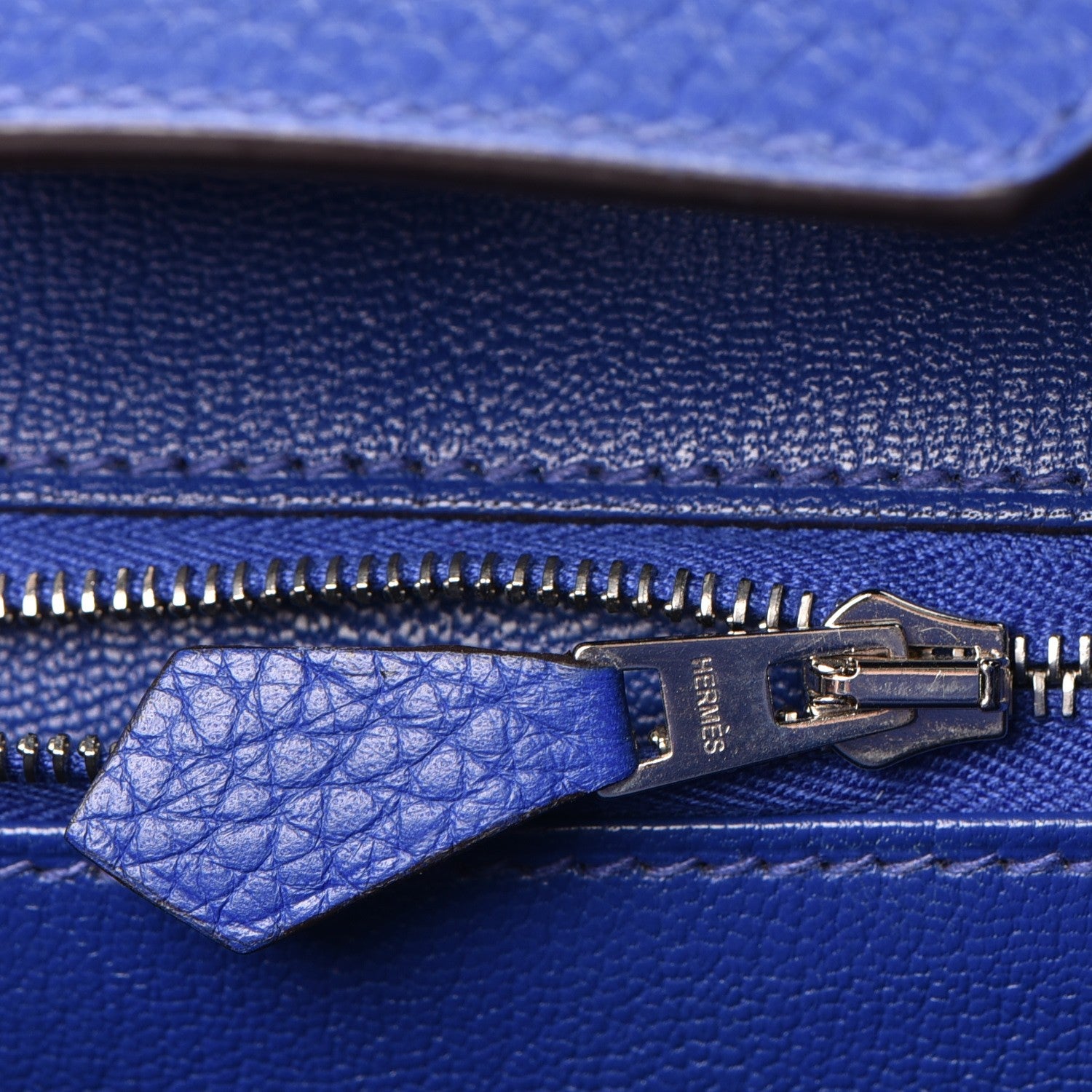 Hermes Togo Birkin 35 Bleu Electrique 21 of 37