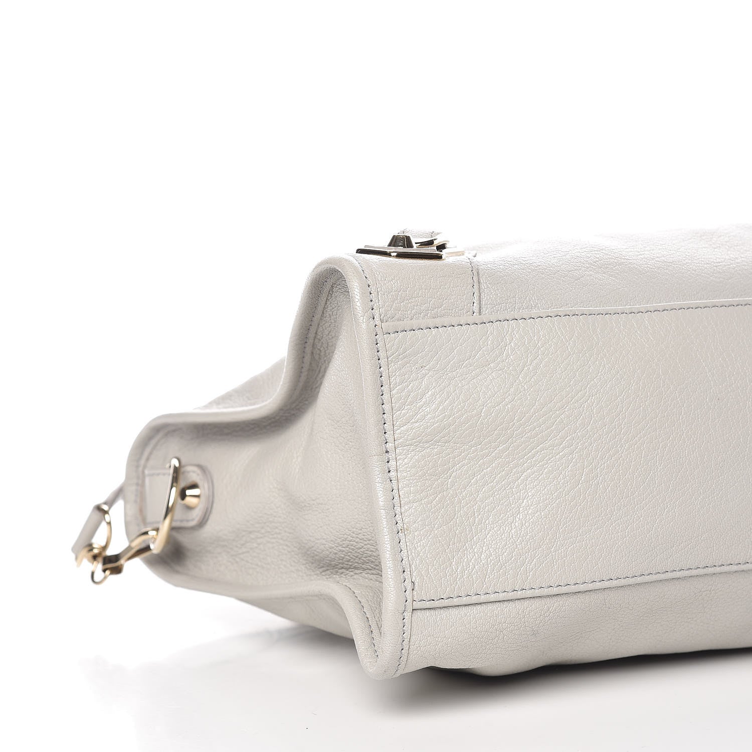 Balenciaga Chevre Gold Metallic Edge Hardware City Gris Perle 5 of 11