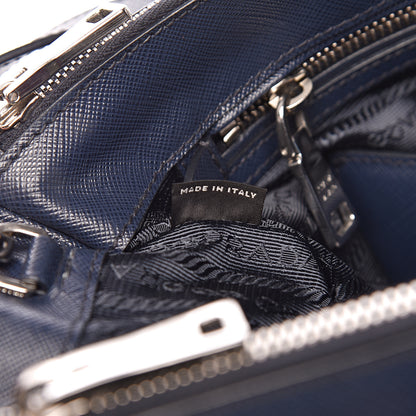 Prada Saffiano Medium Galleria Double Zip Tote Baltico 11 of 14