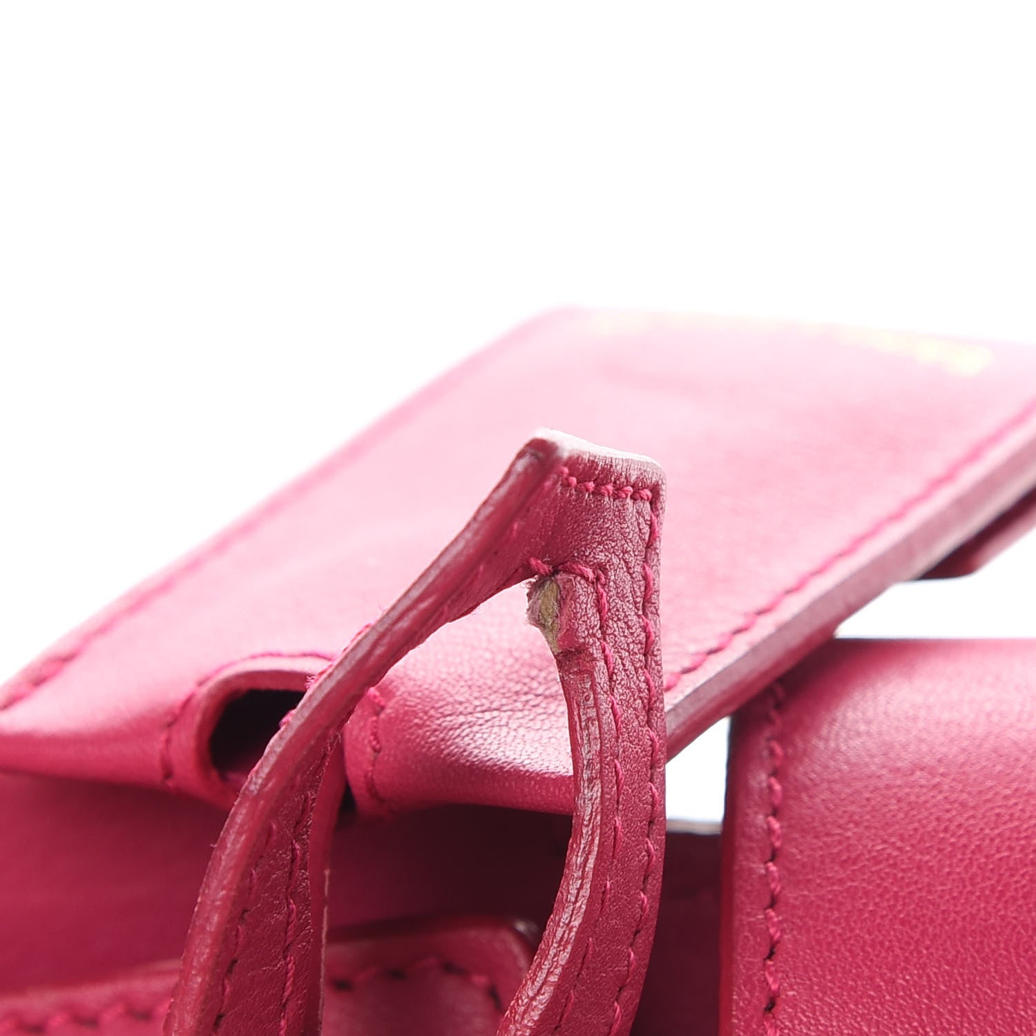 Saint Laurent Calfskin Small Classic Y Cabas Fuchsia 19 of 22