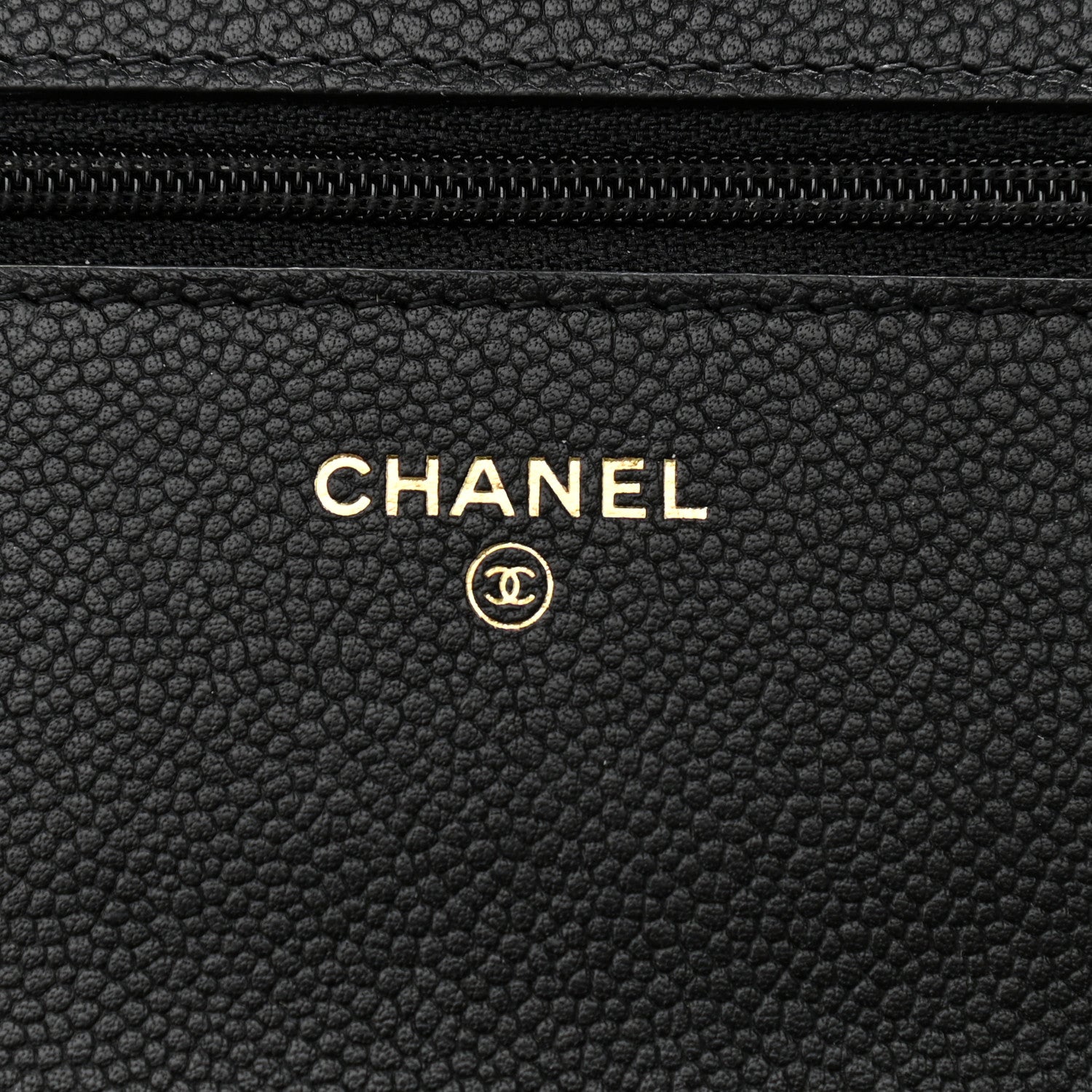Chanel Caviar Quilted Tiny CC Wallet On Chain WOC Black 5 of 13