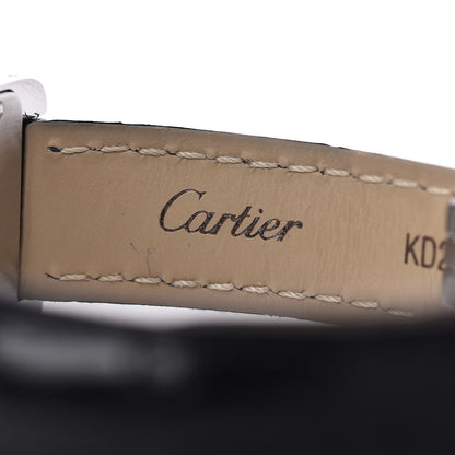 Cartier Stainless Steel Alligator 19mm Tank Americaine Quartz Watch 6 of 8