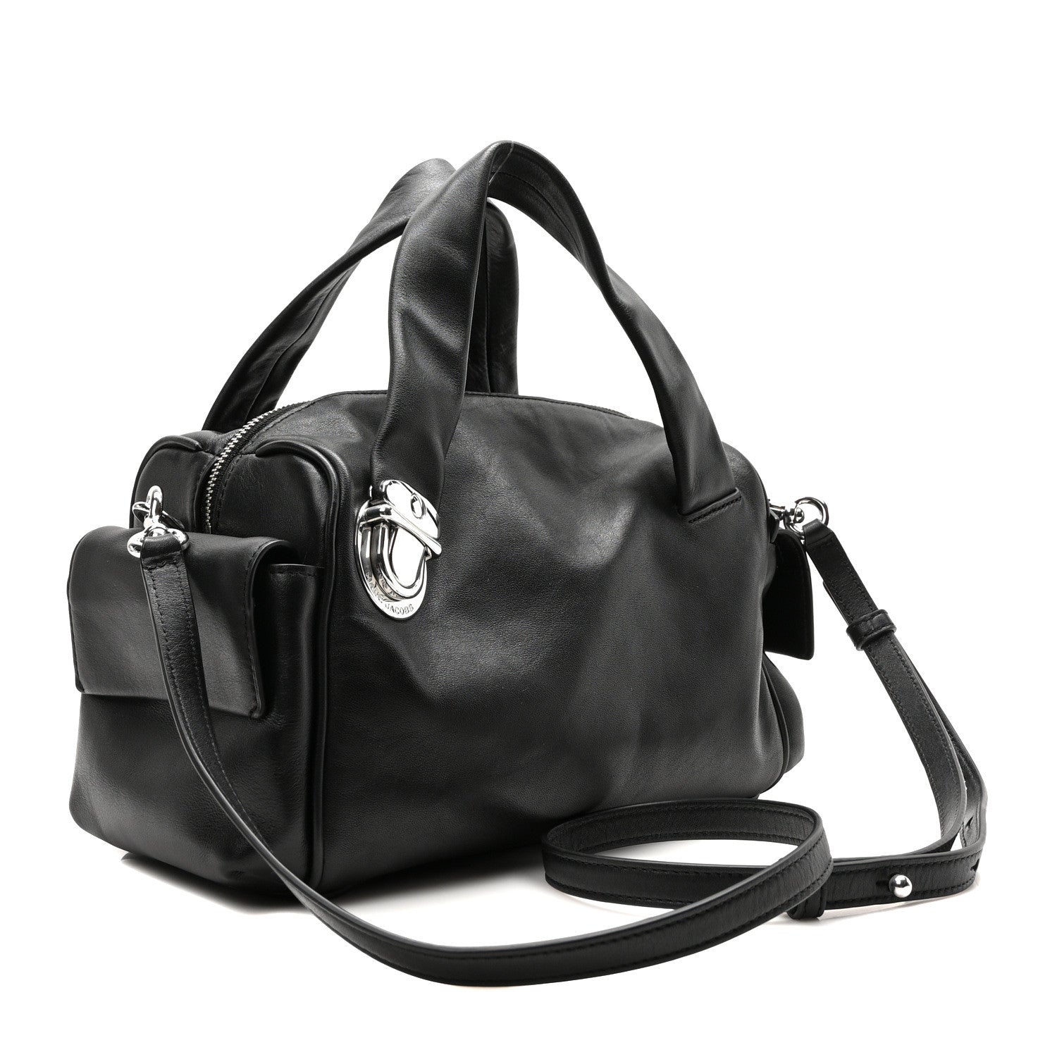Marc Jacobs Mini Pushlock Satchel Black 3 of 10