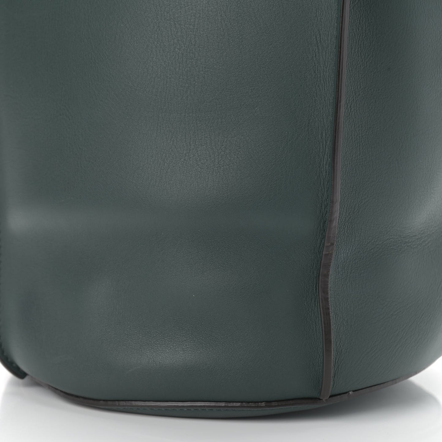 Smooth Calfskin Long Strap Big Bucket Bag Amazone