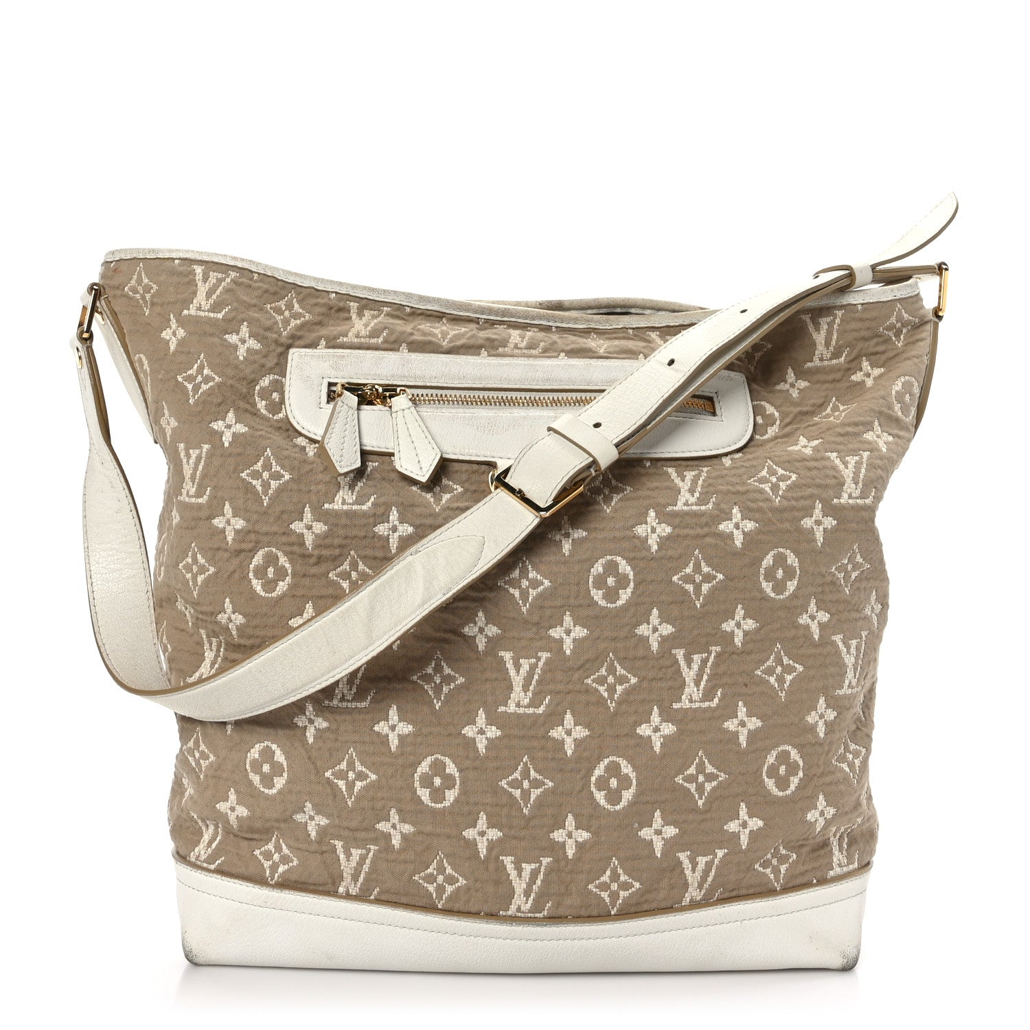 Louis Vuitton Monogram Sabbia Besace White 1 of 12
