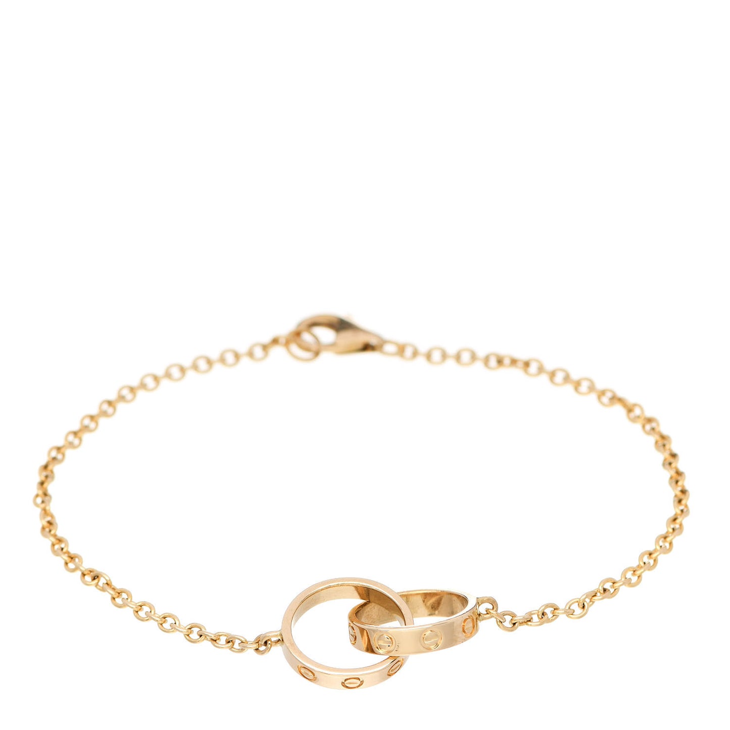 18K Yellow Gold Interlocking LOVE Bracelet