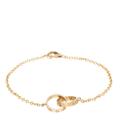 Cartier 18K Yellow Gold Interlocking LOVE Bracelet 1 of 5
