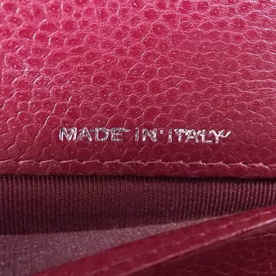 Chanel Caviar L-Zip Pocket Wallet Maroon 7 of 10