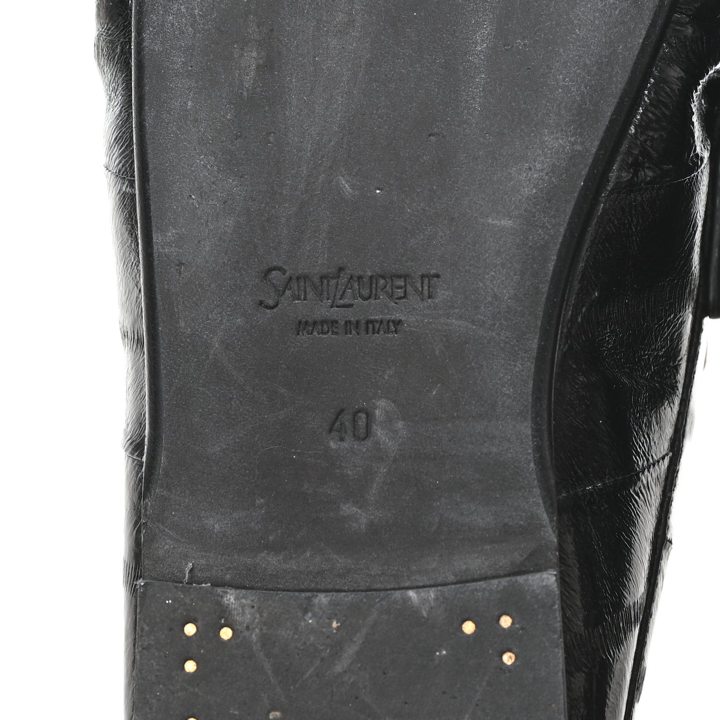 Radiance Calfskin Le Loafer Penny Slippers 40 Black
