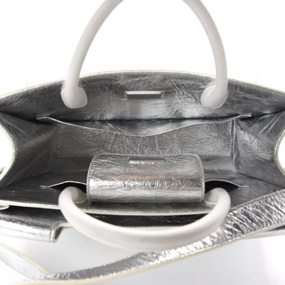 Christian Dior Metallic Calfskin Medium Diorever Flap Silver 6 of 10