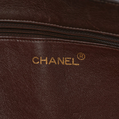 Chanel Lambskin CC Tote Brown 6 of 17