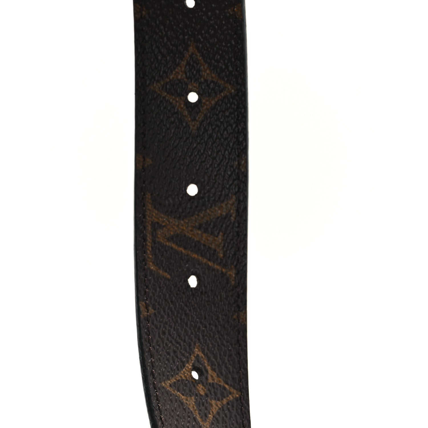 Louis Vuitton Calfskin Monogram 30mm LV Initiales Reversible Belt 75 30 Black 5 of 7