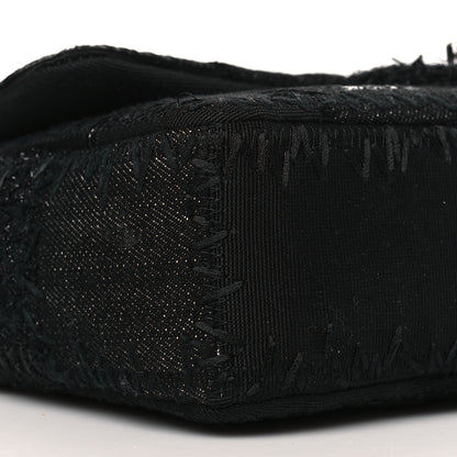 Chanel Tweed Patchwork Medium Single Flap Black 9 of 10
