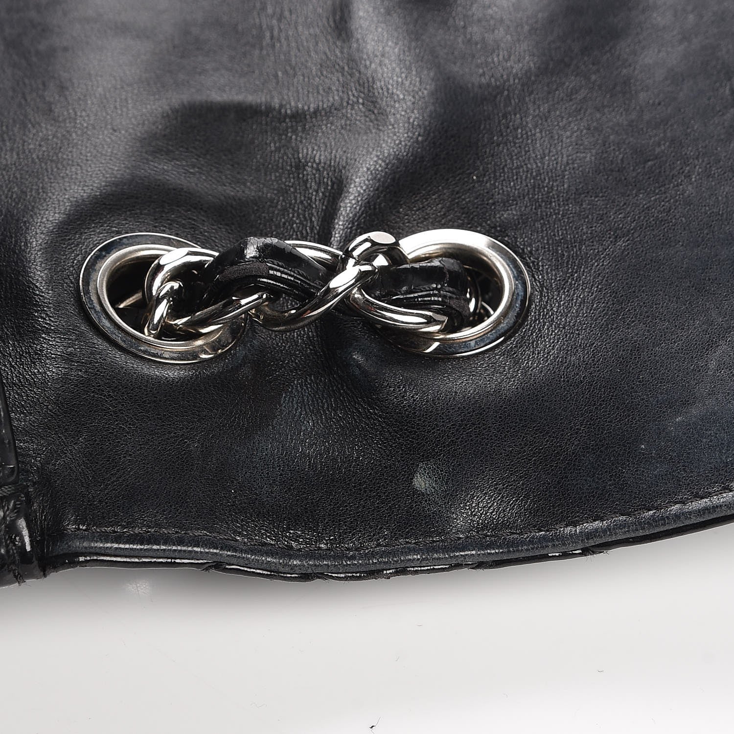 Chanel Vinyl Quilted In the Business Flap Bag Black 9 of 14