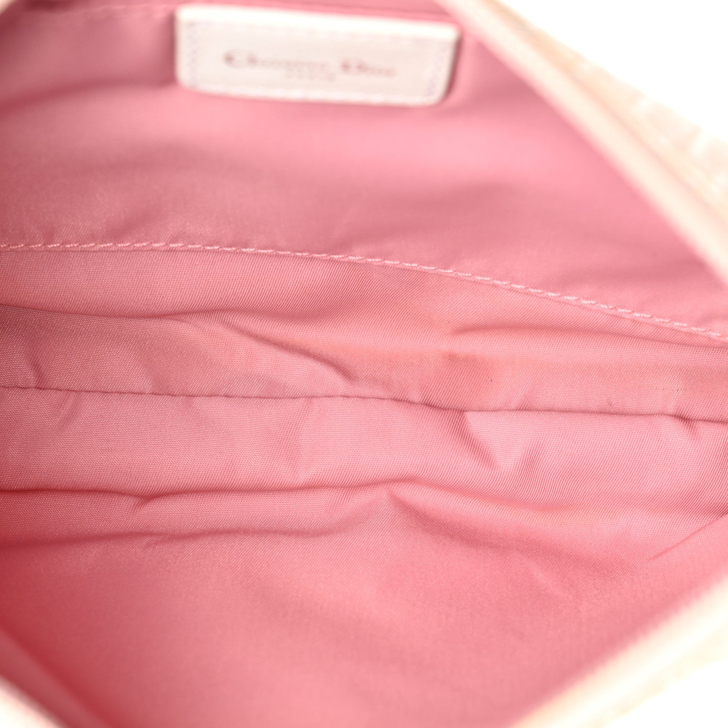Christian Dior Monogram Shoulder Bag Pochette Pink 5 of 18