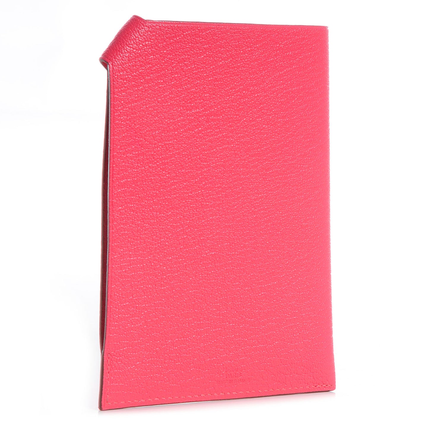 Chevre Mysore Tarmac PM Passport Holder Rose Lipstick