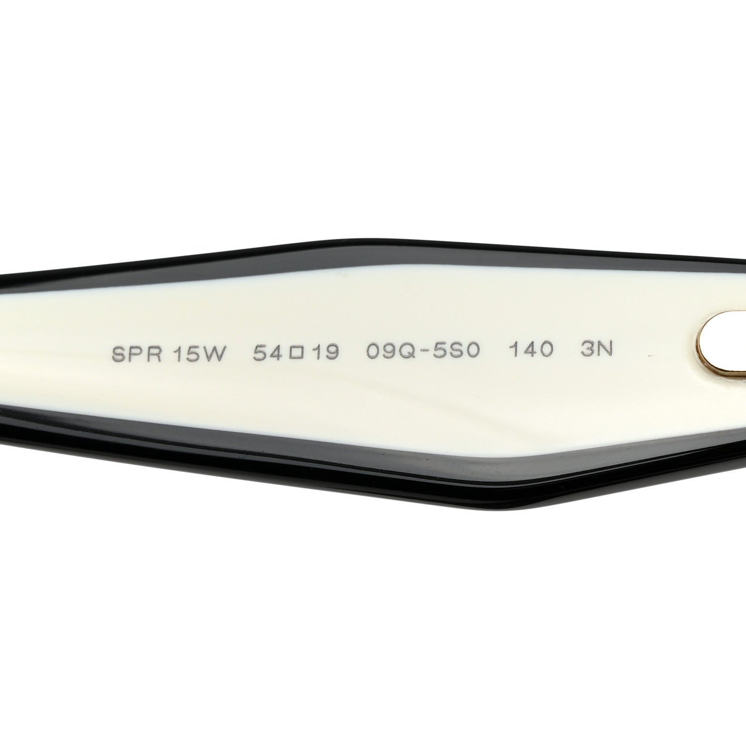Prada Acetate Sunglasses SPR 15W Black White 5 of 8