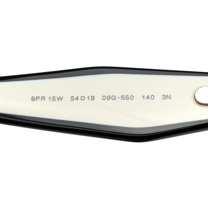 Prada Acetate Sunglasses SPR 15W Black White 5 of 8
