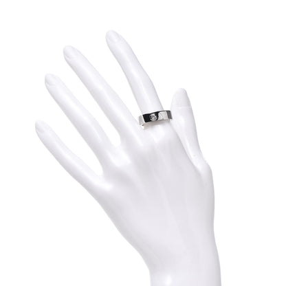 Cartier 18K White Gold Diamond Anniversary Band Ring 54 6.75 2 of 5