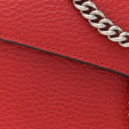 Gucci Calfskin Mini Dionysus Chain Wallet Hibiscus Red 9 of 11