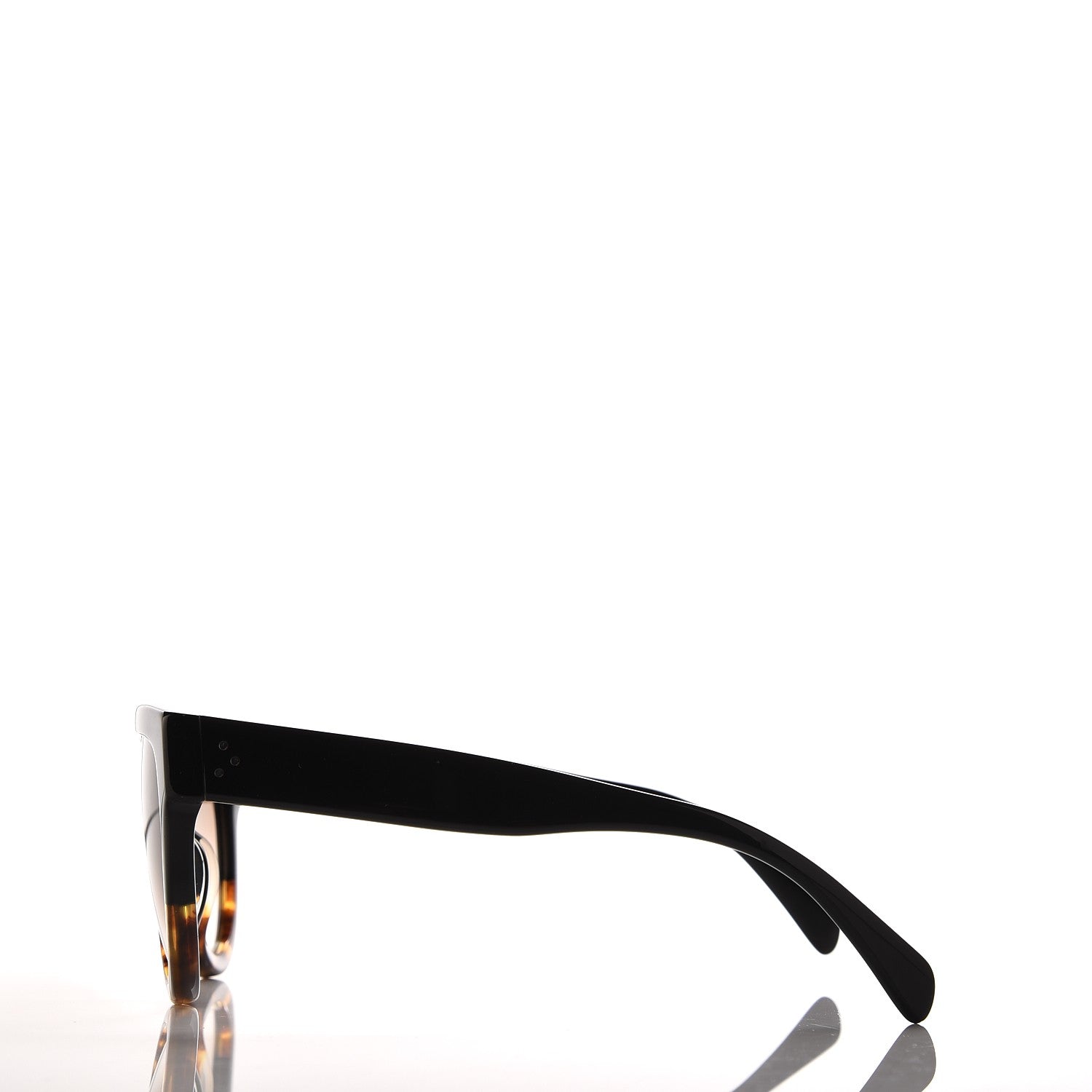 Celine Shadow Sunglasses CL 41026/S Black Havana 3 of 7