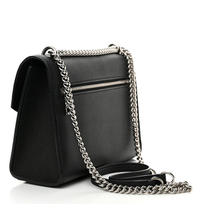 Louis Vuitton Soft Calfskin Mylockme Chain Bag BB Black 3 of 16
