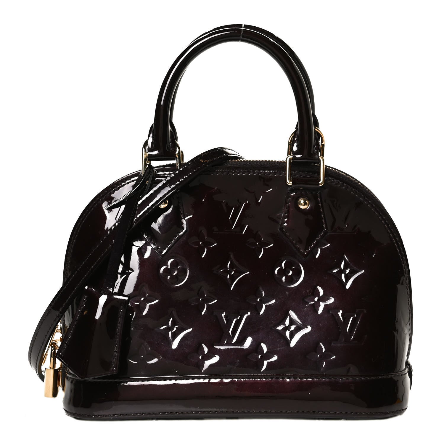 Louis Vuitton Vernis Alma BB Amarante 1 of 10