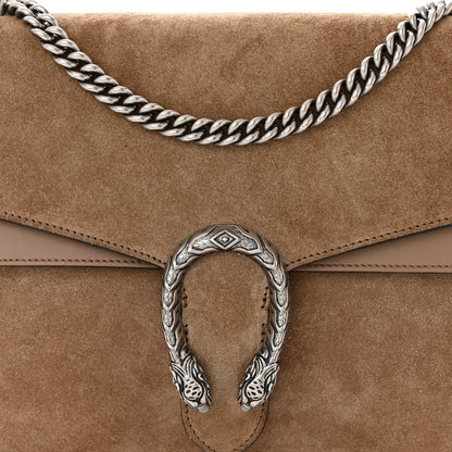 Gucci Suede Medium Dionysus Shoulder Bag Taupe 9 of 12