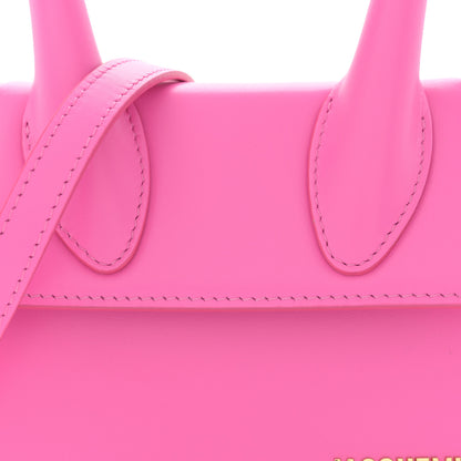 Jacquemus Smooth Calfskin Le Chiquito Moyen Neon Pink 7 of 9