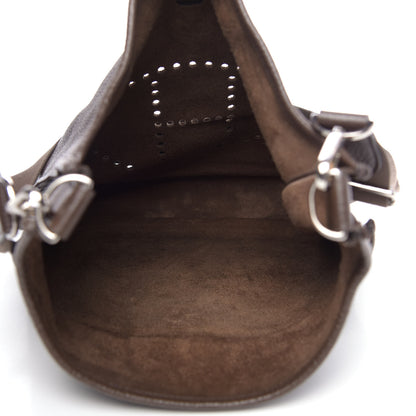 Hermes Taurillon Clemence Evelyne III GM Chocolate 5 of 11