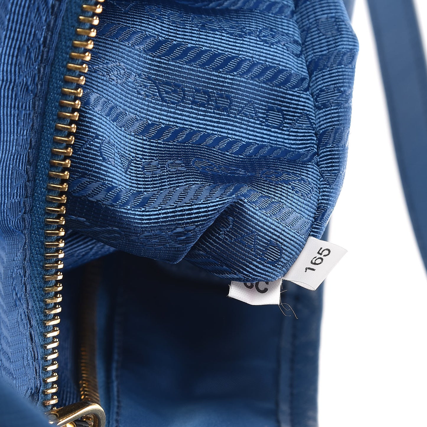 Tessuto Nylon Saffiano Tote Cobalto