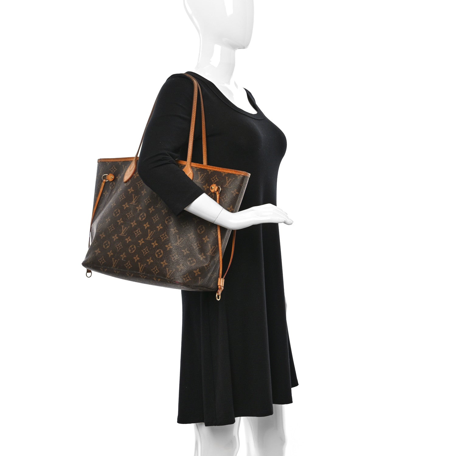 Louis Vuitton Monogram Neo Neverfull MM Fuchsia 2 of 11