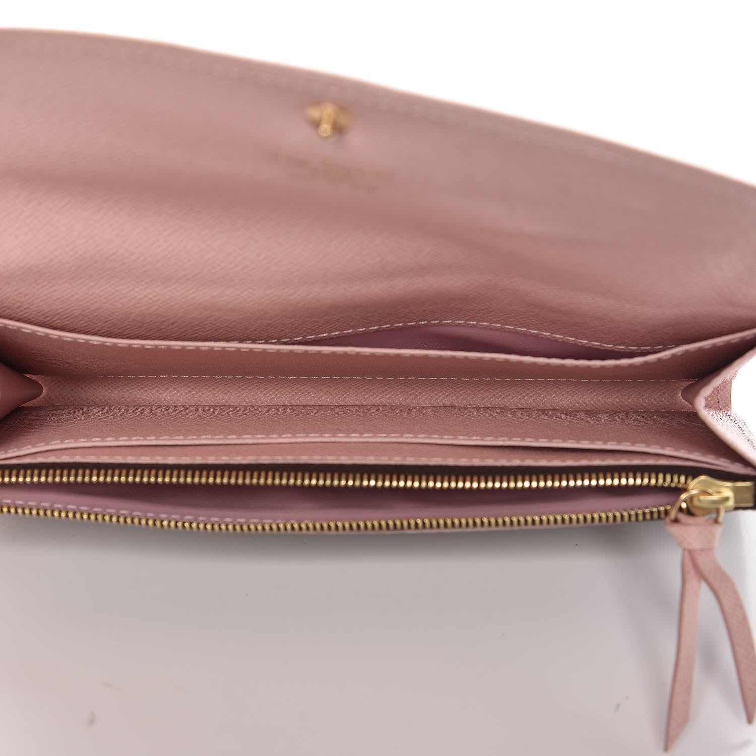 Louis Vuitton Damier Ebene Caissa Wallet Rose Ballerine 5 of 7