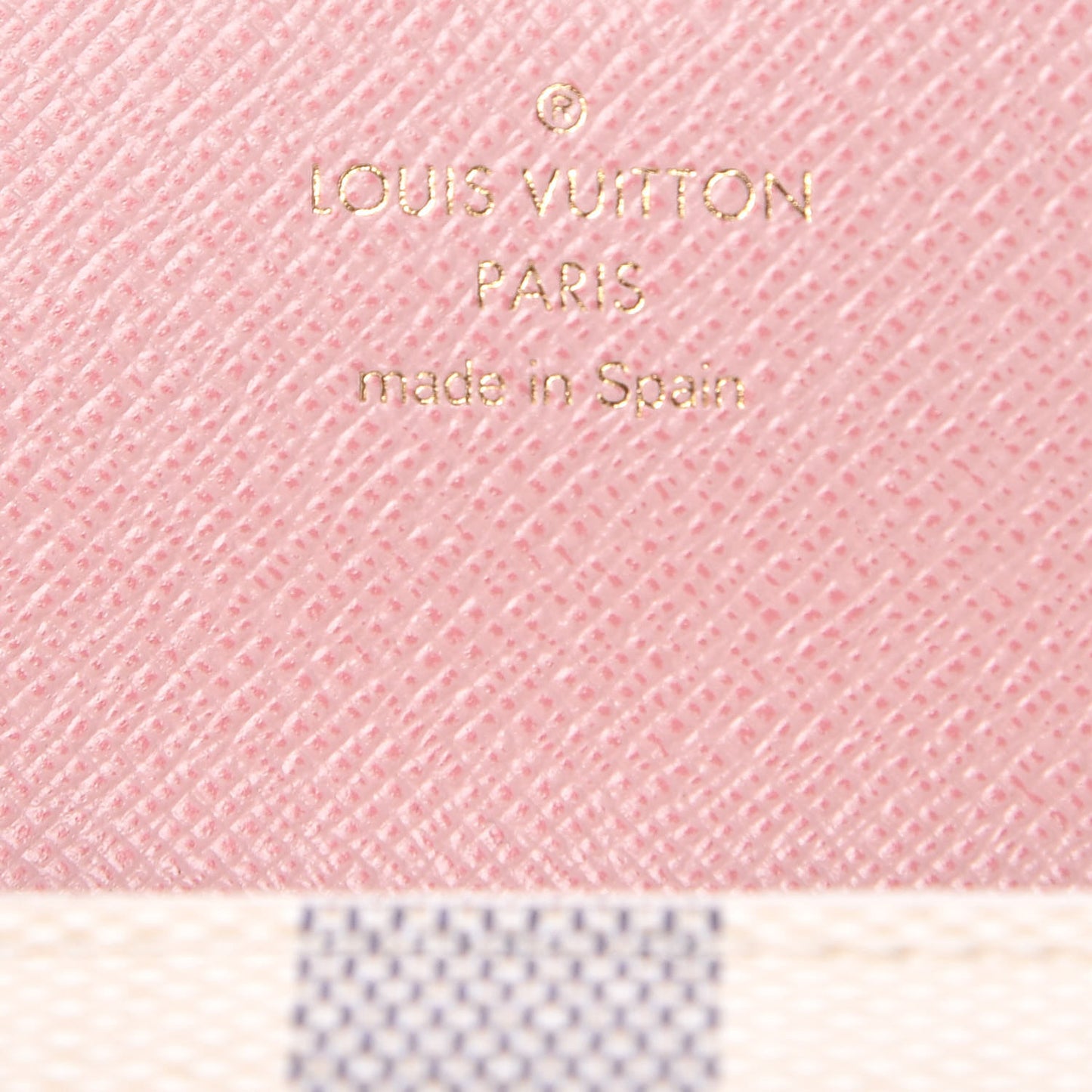 Damier Azur Rosalie Coin Purse Rose Ballerine
