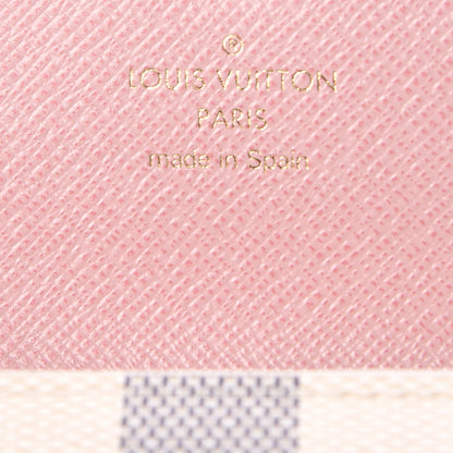 Louis Vuitton Damier Azur Rosalie Coin Purse Rose Ballerine 6 of 6