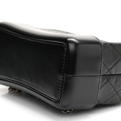 Chanel Aged Calfskin Quilted Small Gabrielle Backpack Black 10 of 11