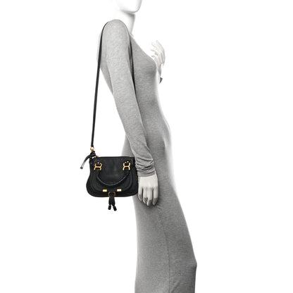 Chloe Calfskin Mini Marcie Satchel Black 2 of 10