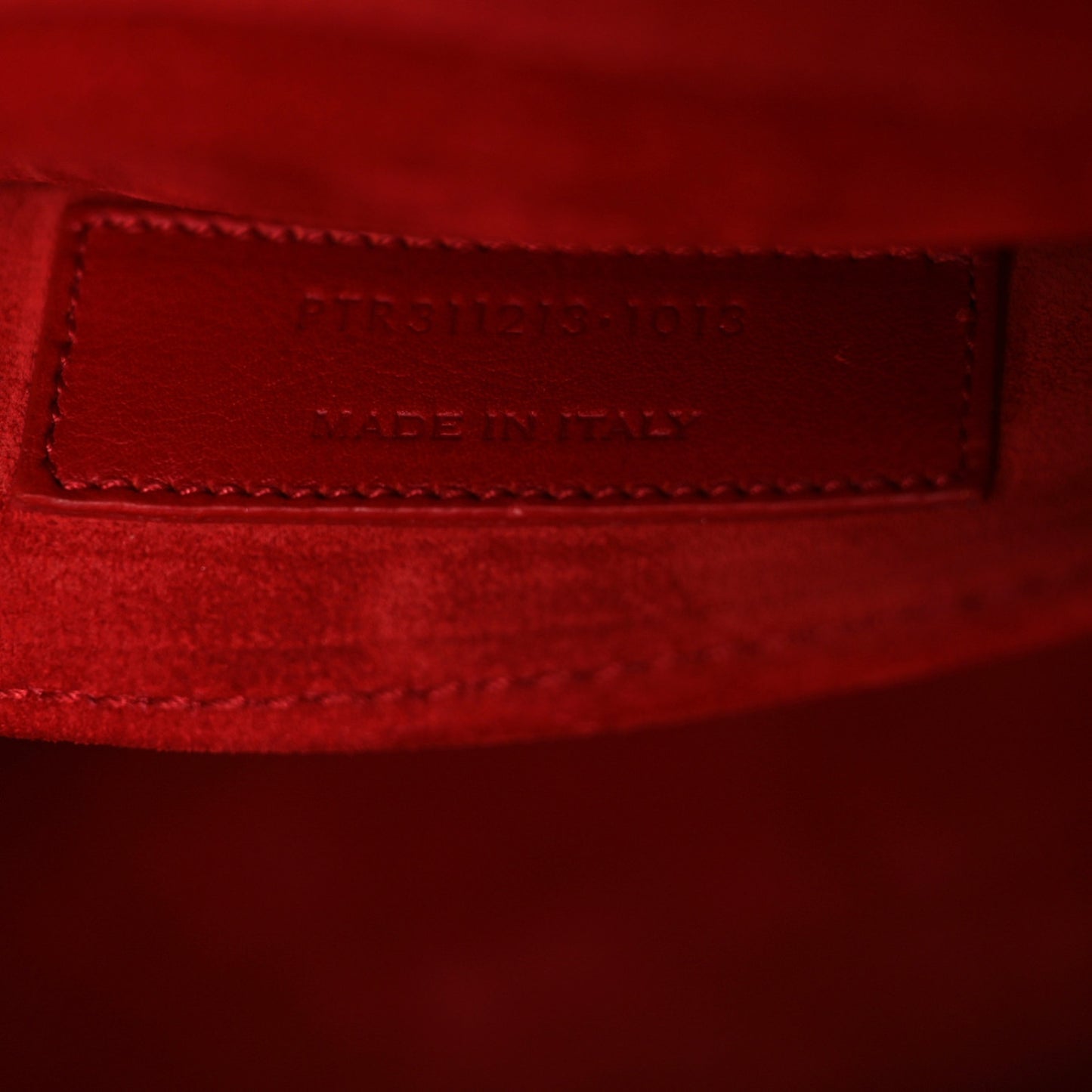 Calfskin Classic Y Ligne Clutch Red