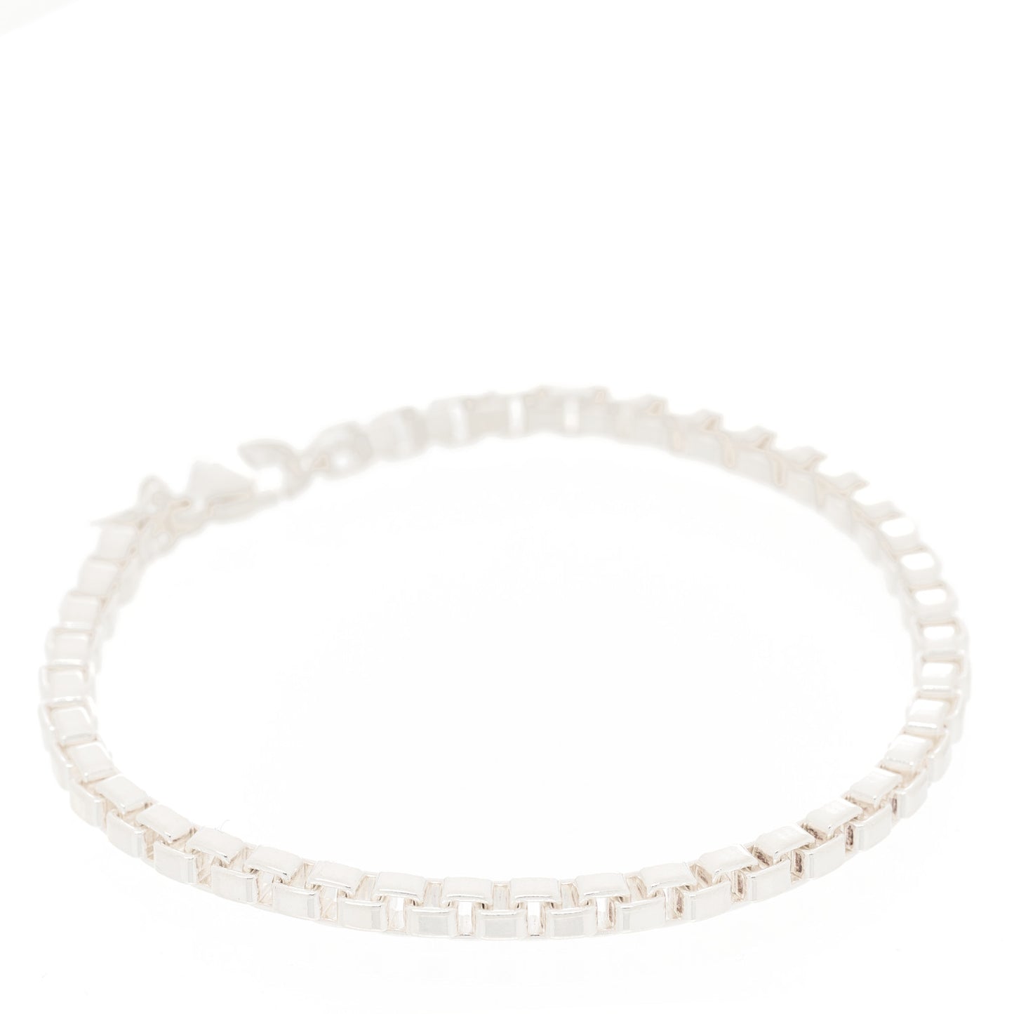 Sterling Silver 4mm Venetian Link Bracelet