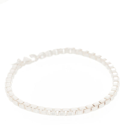 Tiffany Sterling Silver 4mm Venetian Link Bracelet 2 of 3