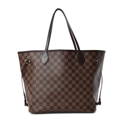 Louis Vuitton Damier Ebene Neo Neverfull MM Rose Ballerine 3 of 18