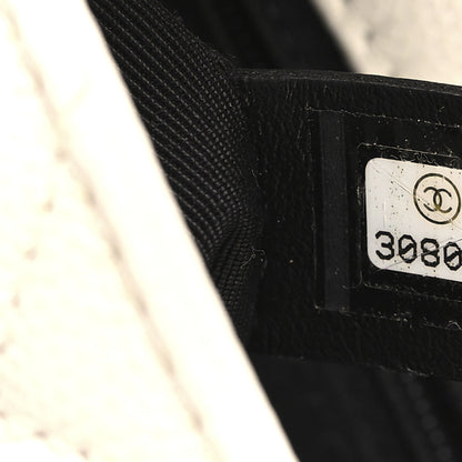 Chanel Caviar Quilted My Everything Small Flap White Black 7 of 13