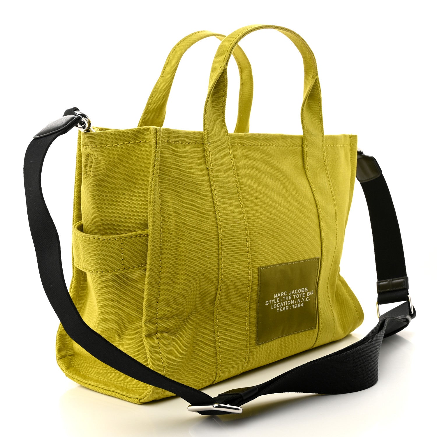 Marc Jacobs Cotton Canvas Medium The Traveler Tote Bag Cirtine 3 of 13