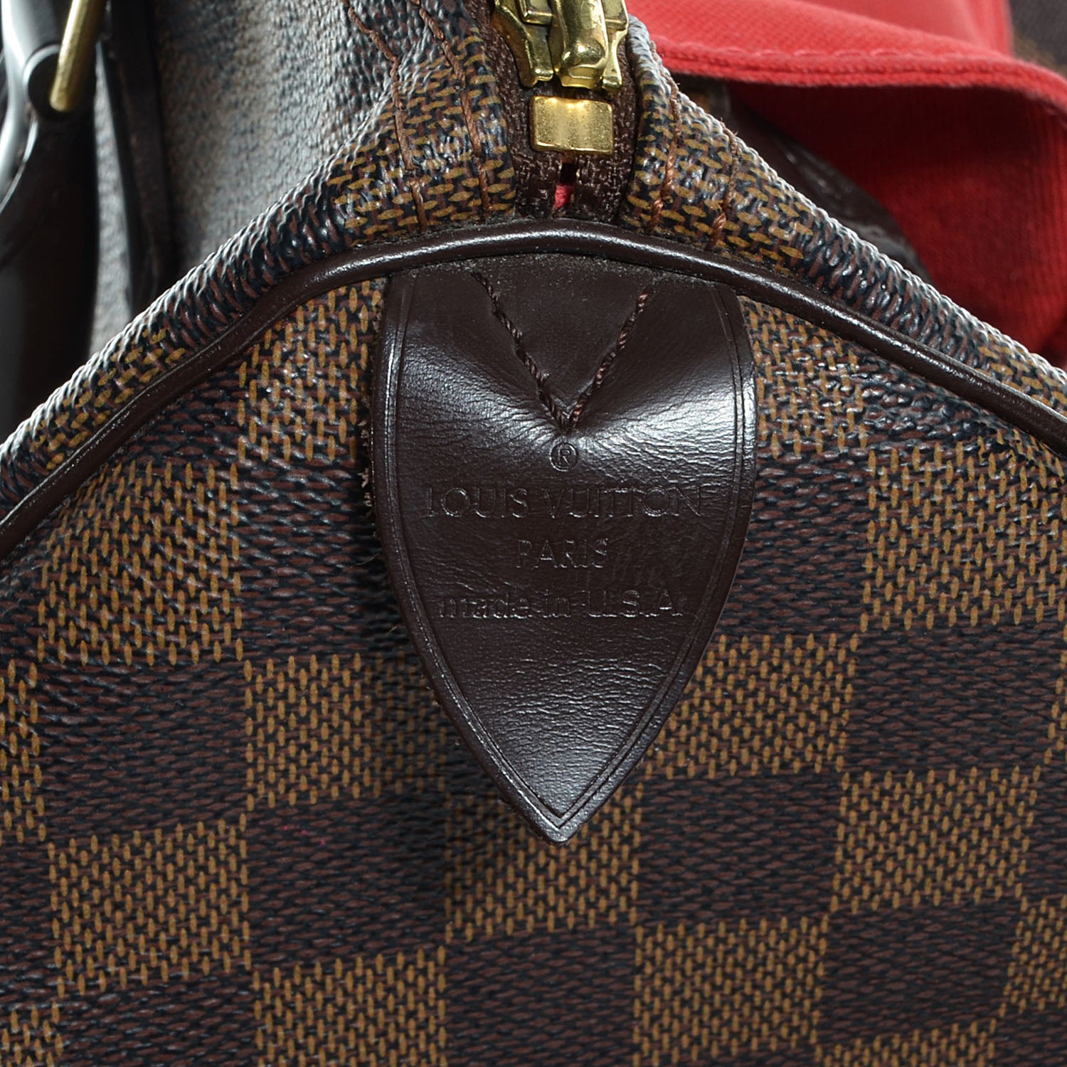 Louis Vuitton Damier Ebene Speedy 30 7 of 7