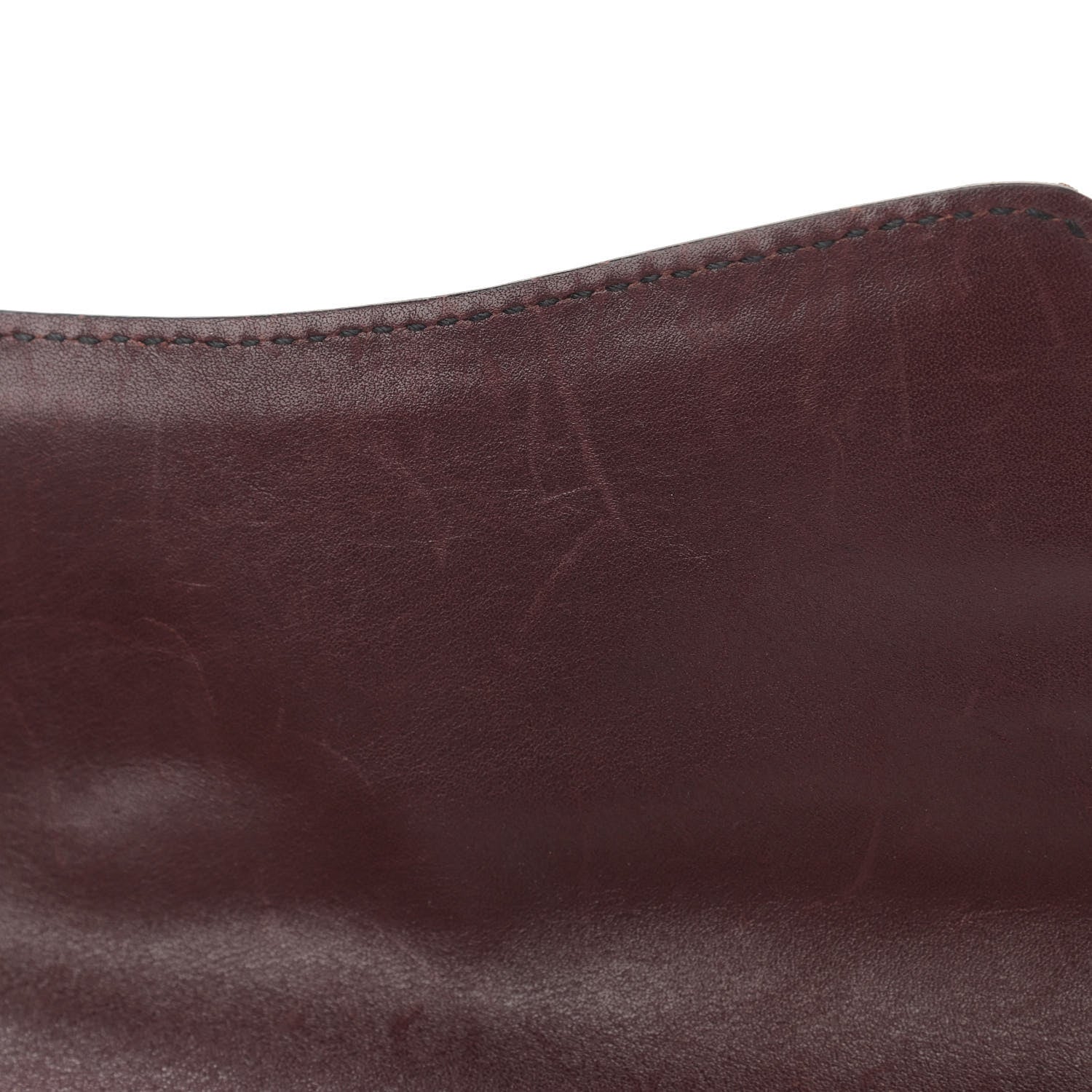 Gucci Monogram Studded Horsebit Clutch Bordeaux 10 of 12