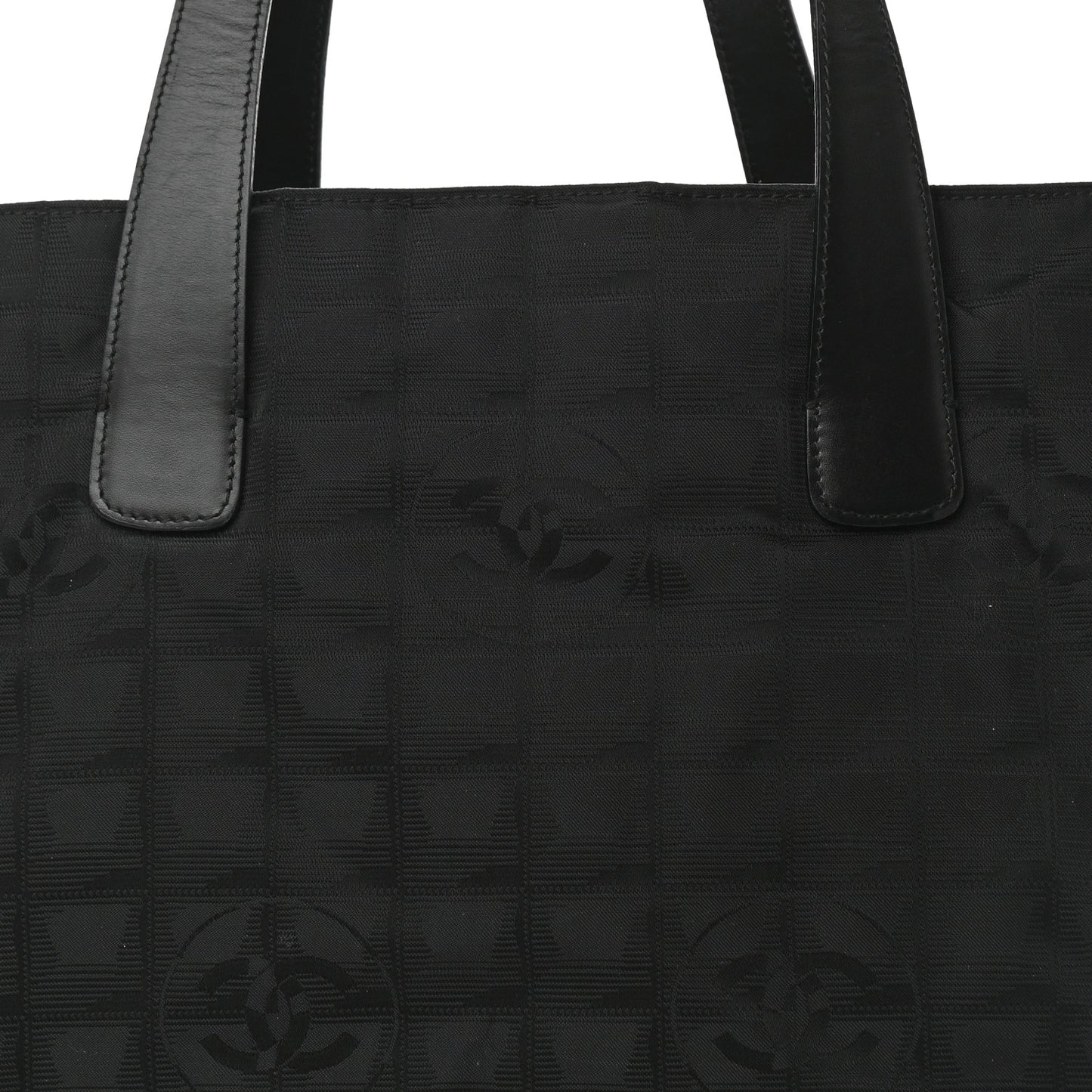 Nylon Medium Travel Tote Black