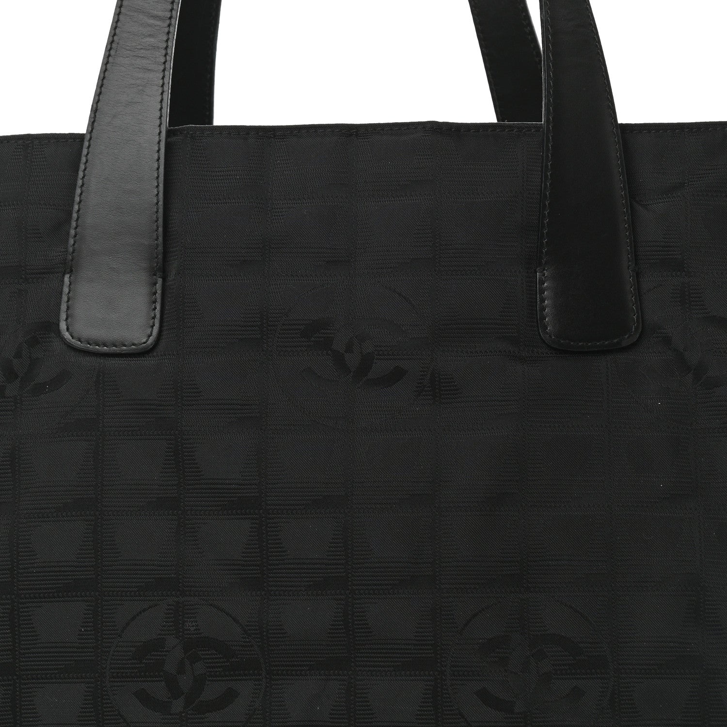 Chanel Nylon Medium Travel Tote Black 7 of 12